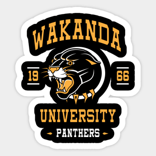 Wakanda University Sticker